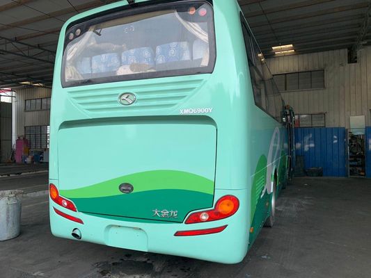 Benutzter Reisebus Kinglong XMQ6900 39 setzt linken steuernden einzelner Tür-Stahlfahrgestelle-niedriger Kilometer benutzten Passagier-Bus