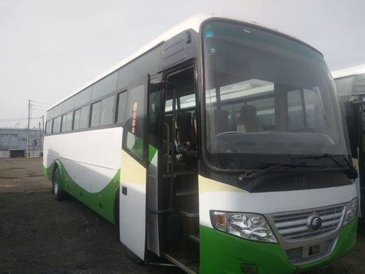 Verwendetes Yutong transportiert Stahlfahrgestelle Front Engine Bus, den 53 Sitze Reisebus-Zug Bus For Congo benutzten