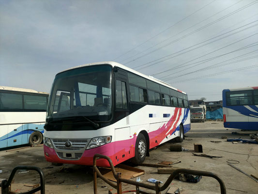 Verwendeter Trainer Bus 53 Sitzstahlfahrgestelle ZK6112d benutzte Yutong-Busse