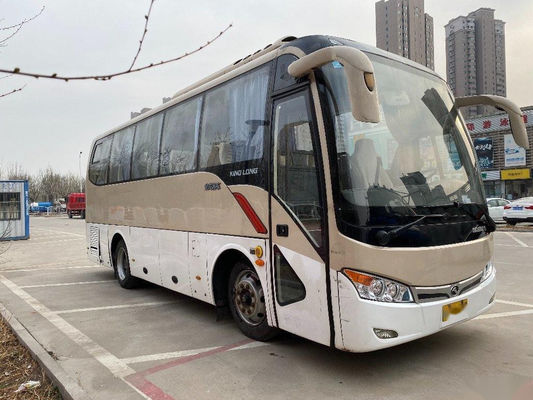 Benutztes Kinglong-Bus-Modell XMQ6802 32 setzt Stahlfahrgestelle-links-Hand-Antrieb benutzten Reisebus