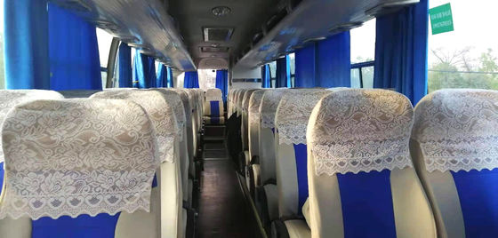 Benutzte Sitze Yutong-Bus-ZK6110 51 benutzten Reisebus-Stahlfahrgestelle-linke Lenkdoppeltüren