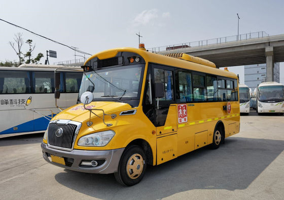 41 Sitze 2014-jähriges verwendetes Yutong transportiert ZK6729D Fahrer Steering No Accident des Dieselmotor-verwendeten Schulbus-LHD