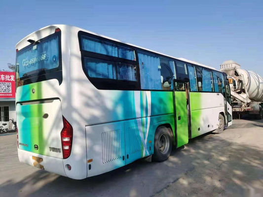 Benutzter Yutong-Bus ZK6110 verließ Steuerungs48 Sitzdoppeltüren Yuchai-Heckmotor niedriger Kilometer benutzten Reisebus
