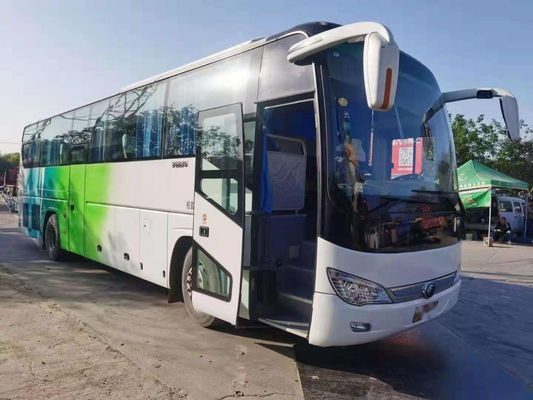 Benutzter Yutong-Bus ZK6110 verließ Steuerungs48 Sitzdoppeltüren Yuchai-Heckmotor niedriger Kilometer benutzten Reisebus