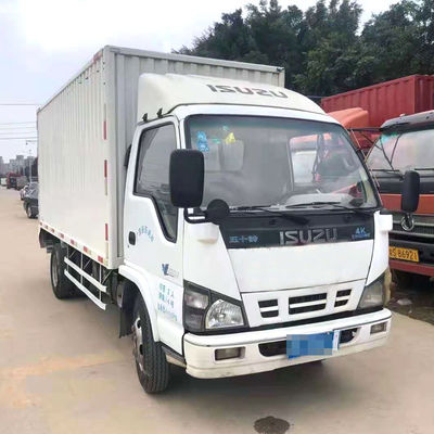 Zweite Hand 4.2m Van Used Light Duty 4x2 Isuzu 10 Ton Diesel Cargo Truck