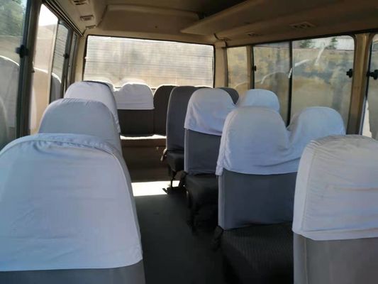 2009-jähriger 18 Sitze benutzter Küstenmotorschiff-Bus, Toyota-Küstenmotorschiff-Bus LHD verwendete Mini Bus With Diesel Engine, linke Steuerung