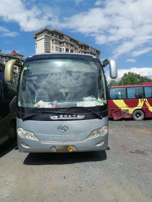 Verwendeter niedriger Kilometer der Kinglong-Bus-XMQ6900 Doppeltüren-39seats steuernde Stahlfahrgestelle gelassen