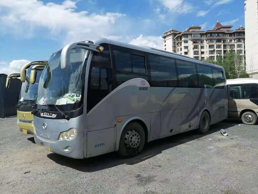 Verwendeter niedriger Kilometer der Kinglong-Bus-XMQ6900 Doppeltüren-39seats steuernde Stahlfahrgestelle gelassen