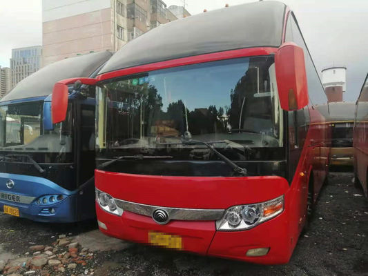 Benutzte Sitze Yutong-Zug-ZK6127 55 verließen Seerting-Airbag-Fahrgestelle-Heckmotor-Euro-III benutzten Reisebus für Afrika