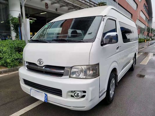 Das 2012-jährige 13 Sitzbenzin Toyota Hiace benutzte hohes Dach Mini Bus With Luxury Seats für Geschäft