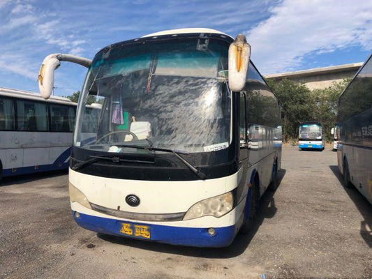 Benutzte Sitze Trainer-Bus ZK6908 38 verließen Steuerungsyuchai-Heckmotor-Euro III Stahlfahrgestelle benutzten Yutong-Bus