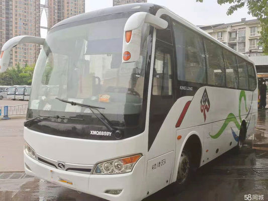Benutzter Reisebus-einzelner Tür-Heckmotor-Euro III Kinglong-Bus-XMQ6859 35Seats Stahlfahrgestelle benutzter