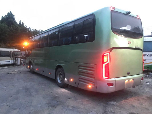Kinglong-Bus-Doppeltüren benutzter Zug-Bus 51 Heckmotor Sitzder airbag-Fahrgestelle-XMQ6113 Yuchai