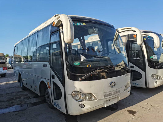 Sitz-XMQ6771 verwendeter Shuttle-Stadt Passager-Trainer Bus For Sale Kinglong-Marken-30-39