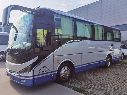 Zweite Hand transportiert Luxustrainer-Gasoline Engine Chinas Yutong ZK6907 elektrischen Bus mit Fernsehen