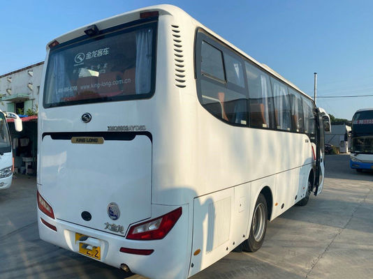 Verwendete Reisebus Kinglong XMQ6802 verwendete des Bus-34 Stahlfahrgestelle-hohe Qualität Sitz-Yuchai-Maschinen-Euro-5