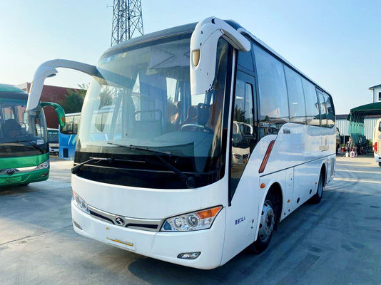 Verwendete Reisebus Kinglong XMQ6802 verwendete des Bus-34 Stahlfahrgestelle-hohe Qualität Sitz-Yuchai-Maschinen-Euro-5