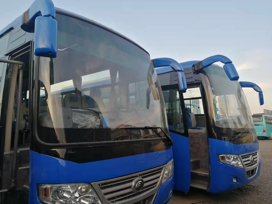 52 Fahrer-Steering Used Coach-Bus Sitz2014-jähriger benutzter Yutong-Bus-ZK6112D Front Engine RHD