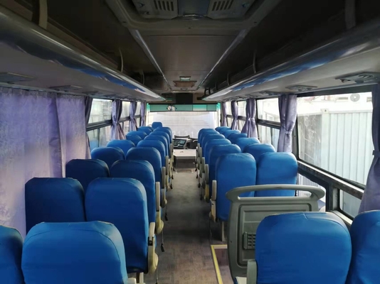 52 Fahrer-Steering Used Coach-Bus Sitz2014-jähriger benutzter Yutong-Bus-ZK6112D Front Engine RHD