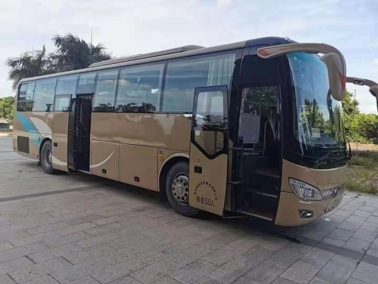 Bus Yutong benutzte Sitztouristenbus Yuchai-Maschinen-Doppeltüren des Passagier-ZK6116 des Bus-50