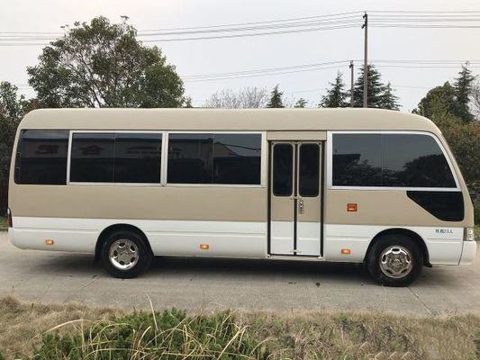 Gebraucht- Benzin-Bus des Toyota-Küstenmotorschiff-Bus-3TR verwendete Jahr-Gebrauch 23 Sitz-Mini Busess im Jahre 2013