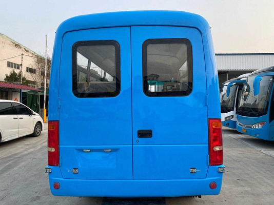 Benutzter Maschinen-Euro 4 Mini Vans 136hp DongF EQ6600 17seats Yuchai verließ Hand-Antrieb