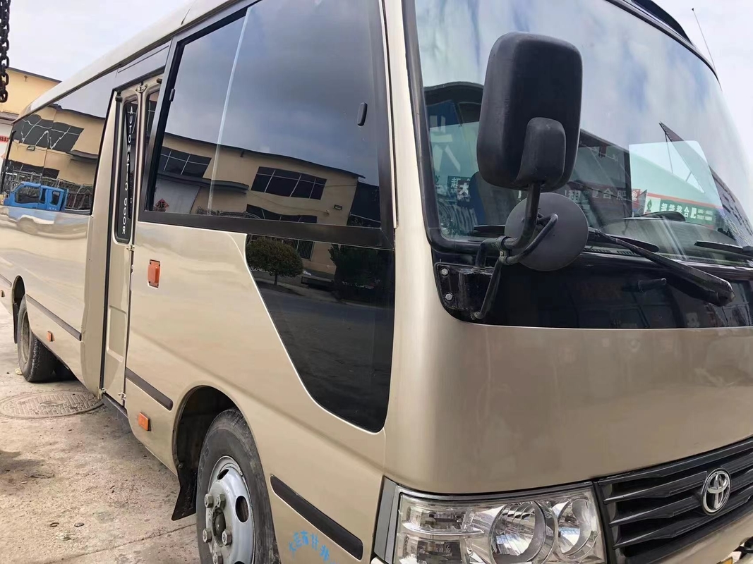 Toyota Mini Used Coaster Bus With verließ Beifahrertür 23 Sitze 1Hz Dieselmotor