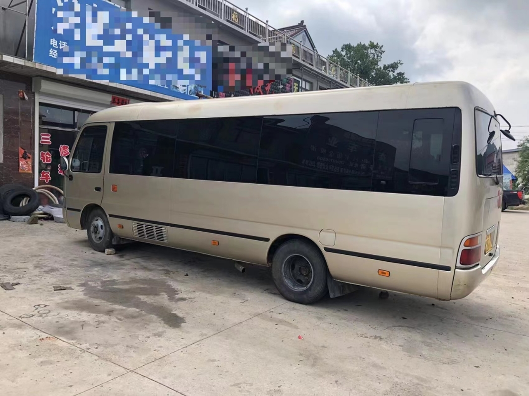 Toyota Mini Used Coaster Bus With verließ Beifahrertür 23 Sitze 1Hz Dieselmotor