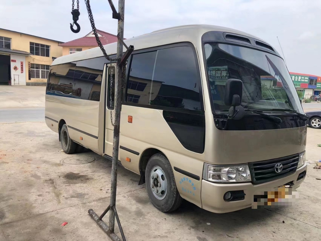 Toyota Mini Used Coaster Bus With verließ Beifahrertür 23 Sitze 1Hz Dieselmotor