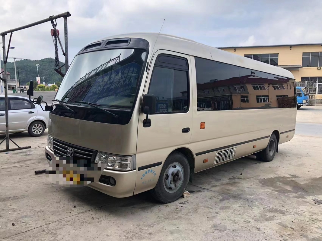Toyota Mini Used Coaster Bus With verließ Beifahrertür 23 Sitze 1Hz Dieselmotor