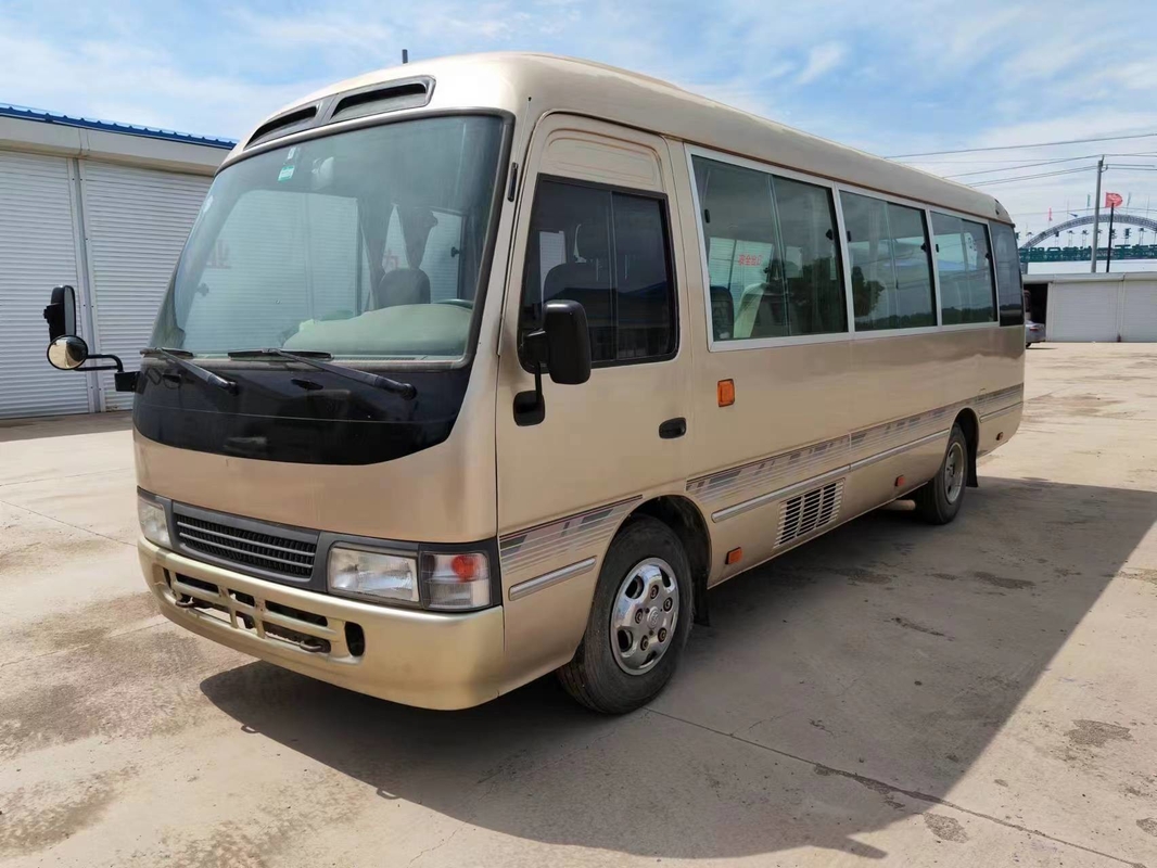 2017-jähriger 29 Sitze benutzter Toyota-Küstenmotorschiff-Bus mit Diesel-Maschine 1Hz mit Falttür