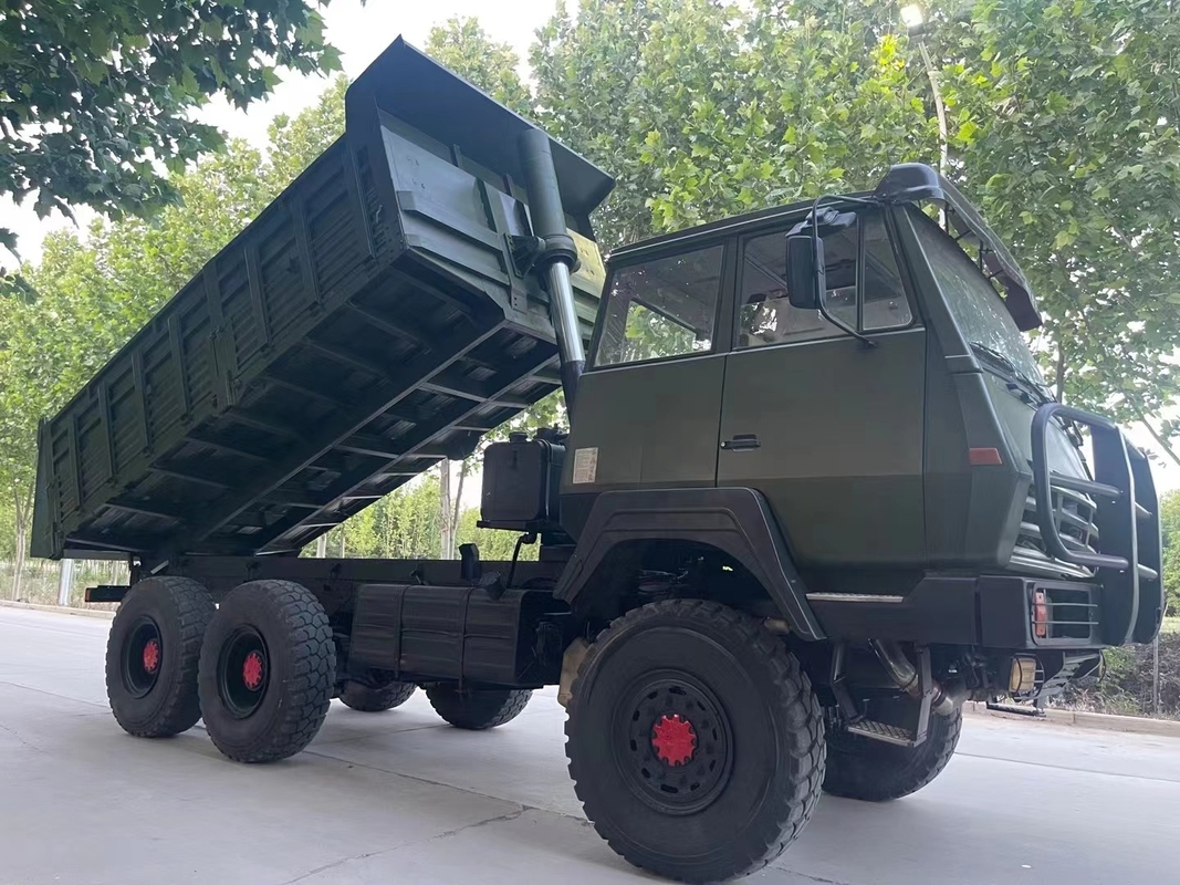 Benutzter Antriebs-Tipper Withs 3 des starken Dieselkraftstoff-310hp voller Kipplaster der Differenzialsperre-6X6