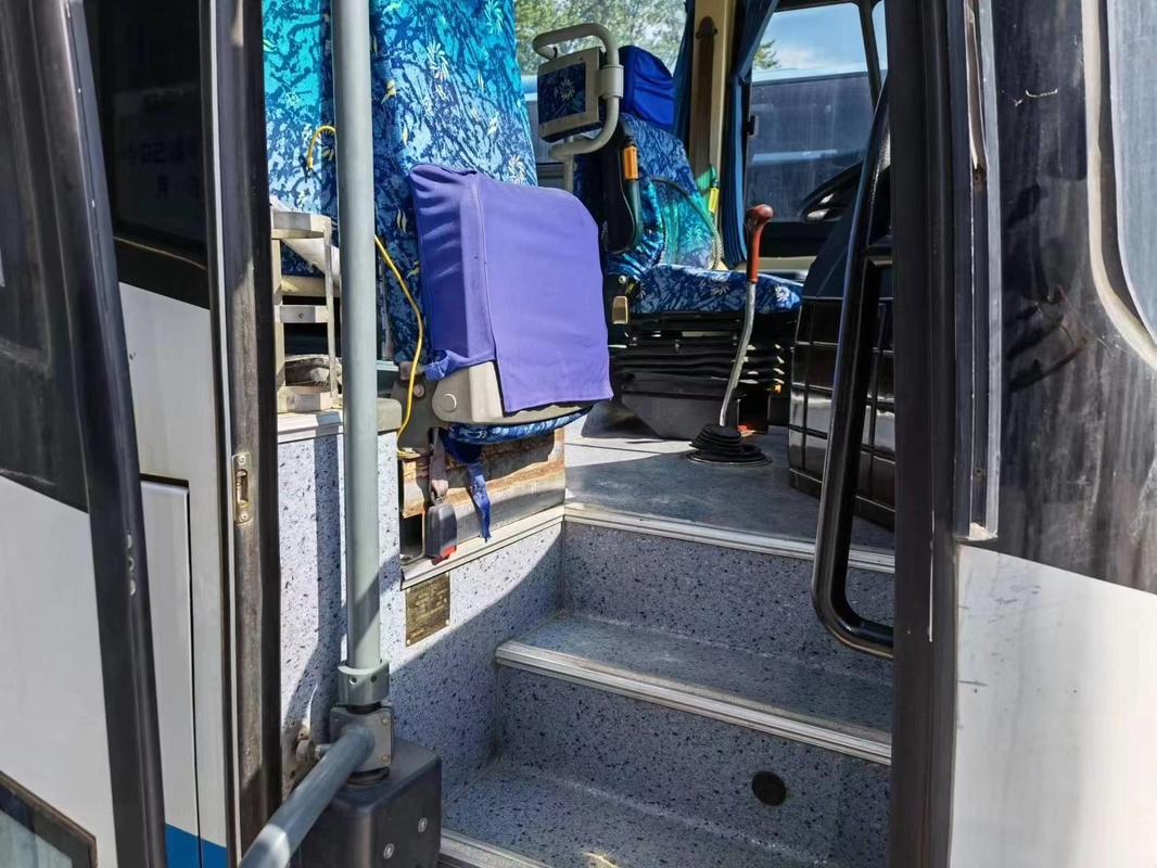 Heckmotor Sunlong benutzte Trainer-Bus LHD SLK6122 hohe Fahrgestelle der Luftsack-Suspendierungs-55seats