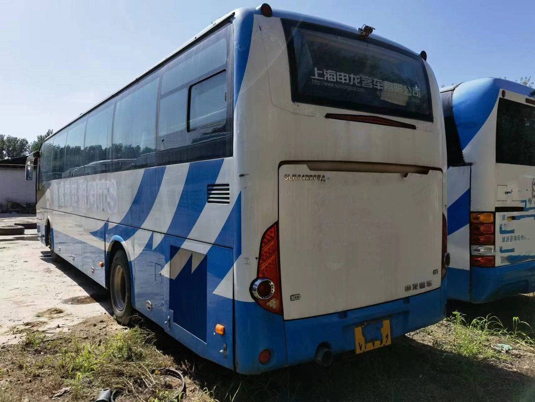 Heckmotor Sunlong benutzte Trainer-Bus LHD SLK6122 hohe Fahrgestelle der Luftsack-Suspendierungs-55seats