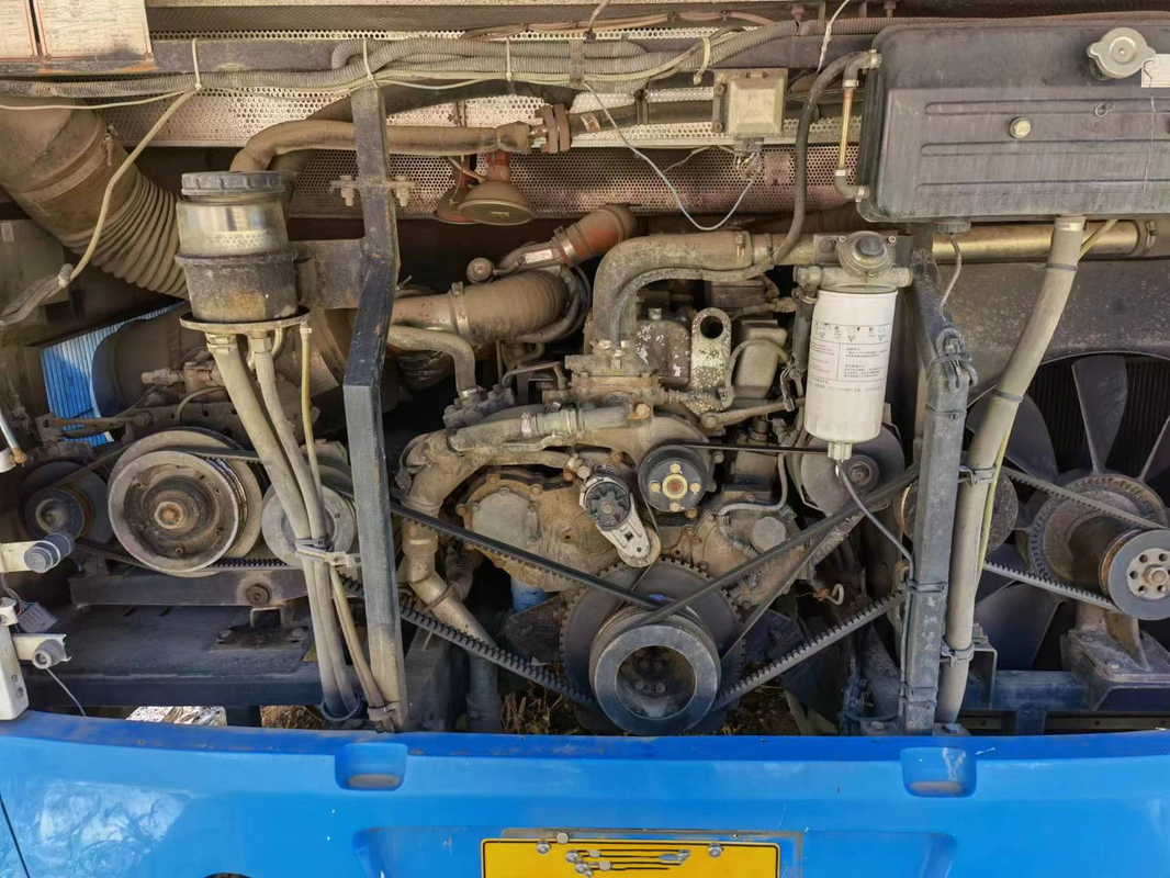 Heckmotor Sunlong benutzte Trainer-Bus LHD SLK6122 hohe Fahrgestelle der Luftsack-Suspendierungs-55seats
