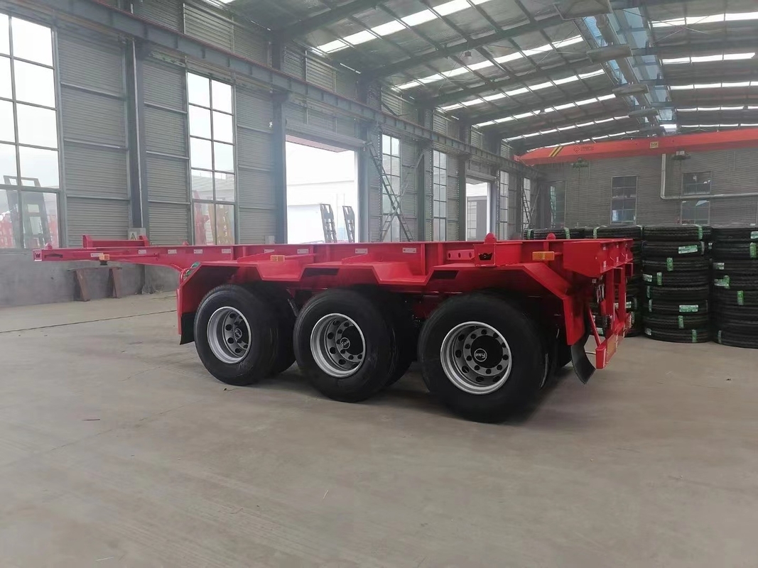 Drei Axle Semi Trailer Platform Trailer-nagelneue hergestellt in China