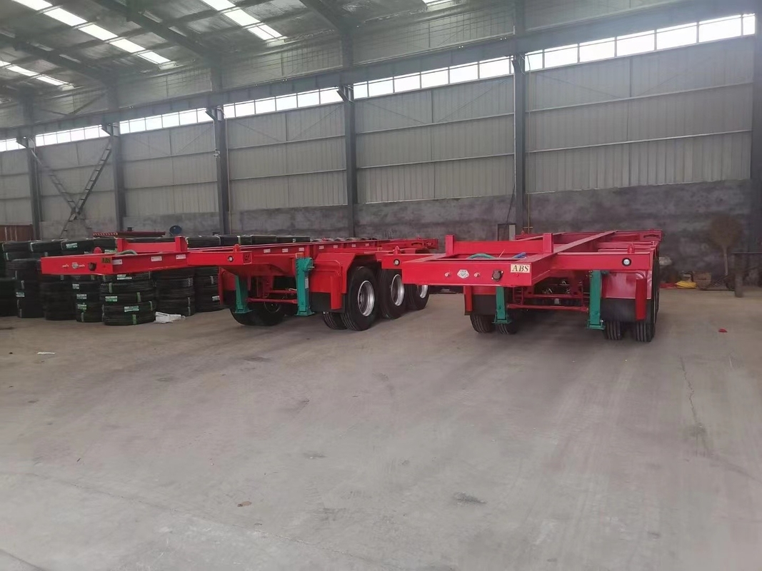 Drei Axle Semi Trailer Platform Trailer-nagelneue hergestellt in China