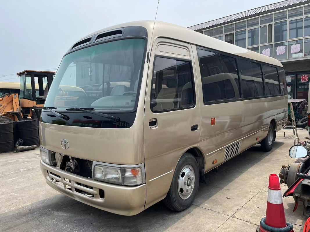 2013-jähriger 23 Sitze benutzter Toyota-Küstenmotorschiff-Bus mit neuer Farbe des Dieselmotor-1Hz