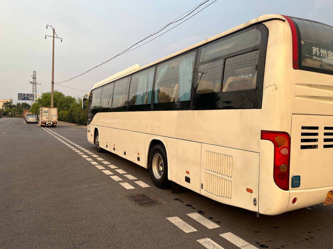 Luft-Suspendierungs-höhere Marke benutzte Trainer-Bus 53 Dieselmotor KLQ6129 der Sitzer-Doppeltüren-Wp.7