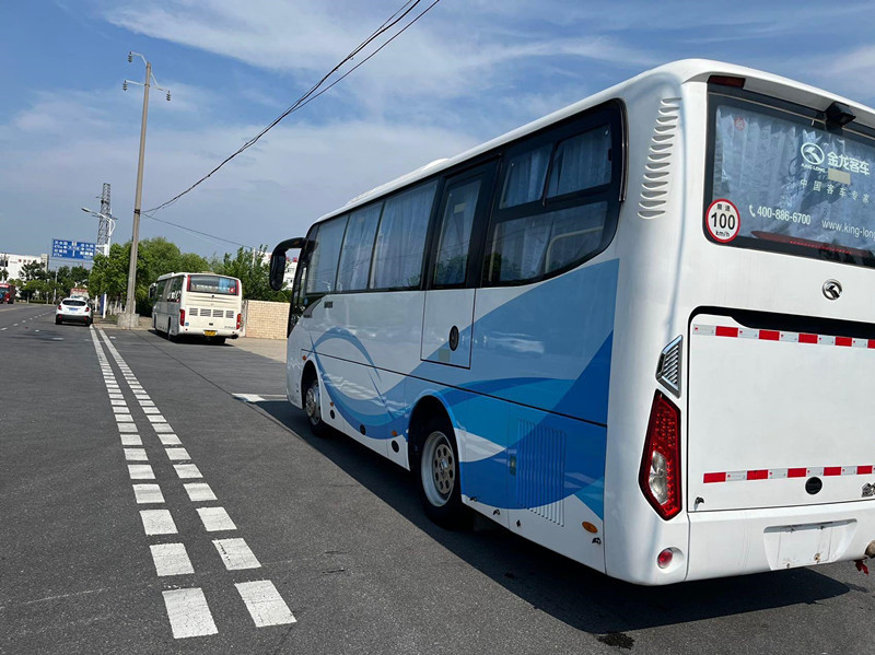 34 Steuerung Sitz2018-jährige benutzte Zug-Bus Kinglongs XMQ6802 LHD für Transport