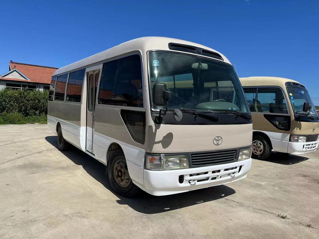 2012-jährige 23 Sitze benutzter Dieselmotor des Toyota-Küstenmotorschiff-Bus-1Hz mit Falttür in gutem Zustand