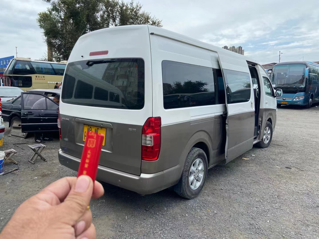 Chinesische Marke Hiace 18seats benutzte Maschinen-Benzin Mini Vans 3TZ Jinbei 2016 Hiace