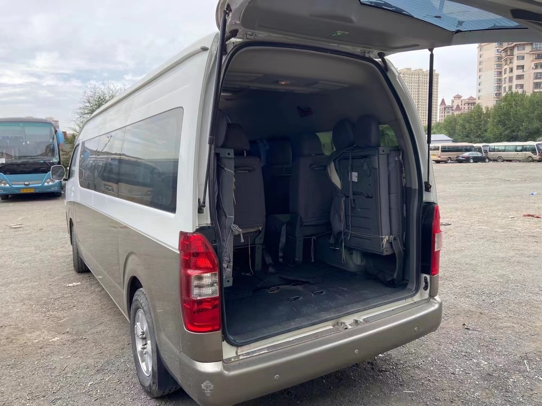 Chinesische Marke Hiace 18seats benutzte Maschinen-Benzin Mini Vans 3TZ Jinbei 2016 Hiace