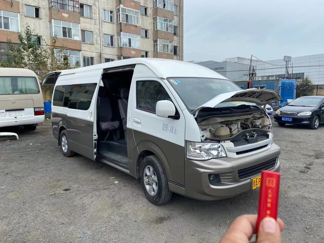2016-jährige 18 Sitze benutzte Maschine Mini Bus Gasolines JINBEI Hiace 3TZ kein Unfall in gutem Zustand