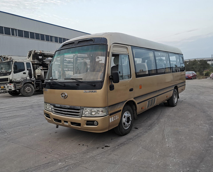 23 Sitz2014-jähriges verwendetes höheres Küstenmotorschiff Mini Bus KLQ6702E4 mit Maschinen-linker Handsteuerung