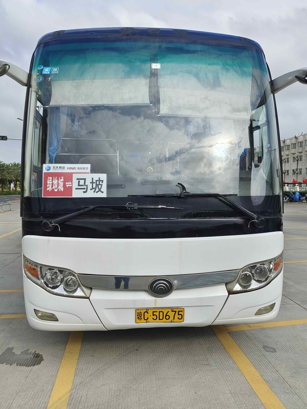 2015-jähriger 55 Sitzer benutzte Dieselmotor-doppelte Tür Yutong-Bus-Zk6122 LHD
