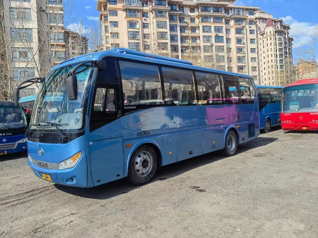 Höherer KLQ6898 benutzter Bus verließ Maschine des Hand-Antriebs-35seater Yuchai für Transport