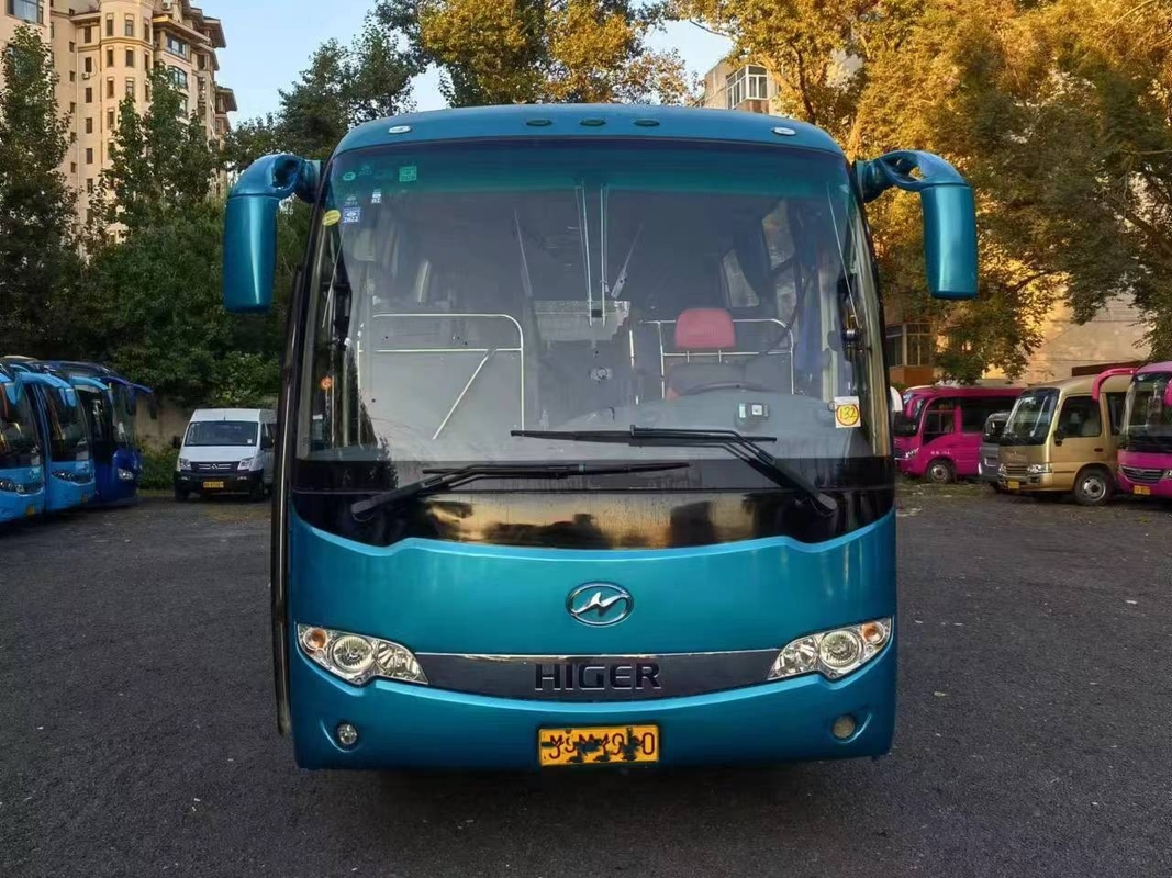 Höheres LUXUSKLQ6796 benutzte Blattfedersuspendierung Sitze LHD der Trainerbusse 34 des Heckmotor-147kw