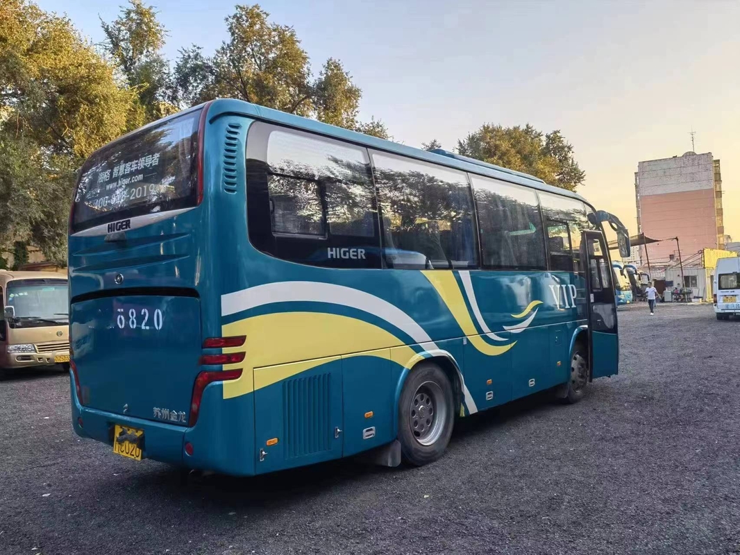 Höheres LUXUSKLQ6796 benutzte Blattfedersuspendierung Sitze LHD der Trainerbusse 34 des Heckmotor-147kw