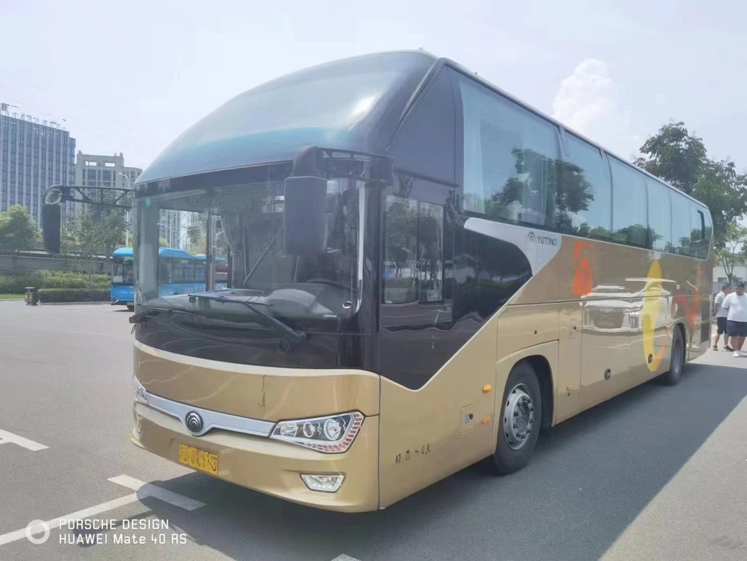 Bus-Zug Long Used Coach ZK6128 Yutong transportiert 54 Sitze RHD/LHD-Heckmotor